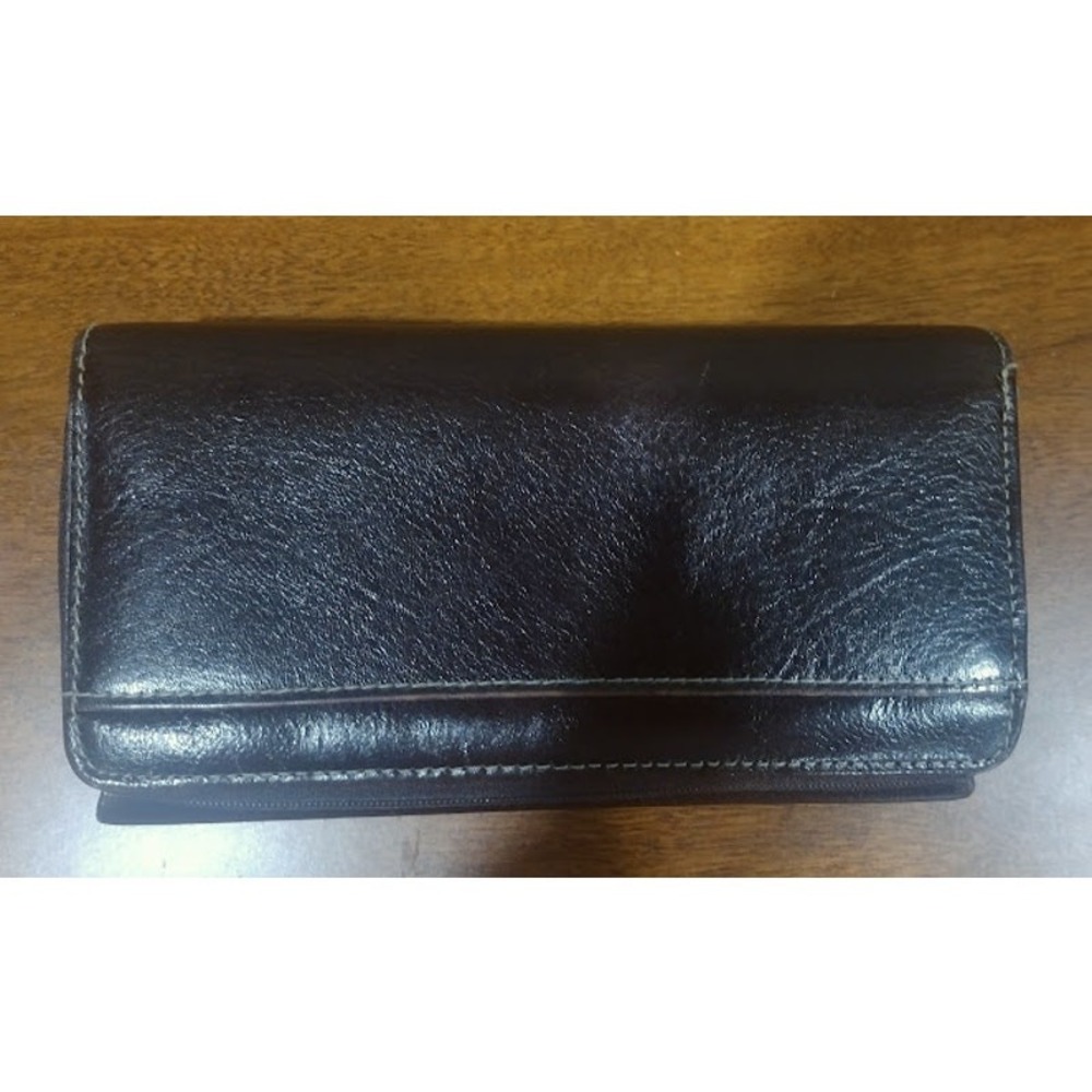 Dopp Leather Tri Fold Wallet‎ with Lots of Compartments, Dark Brown